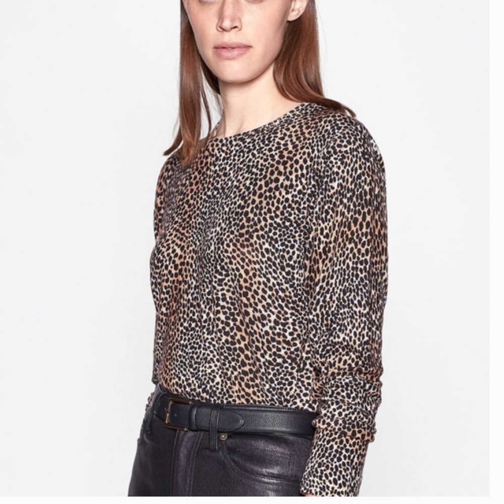 Equipment Raydon Leopard Crewneck sweater, M